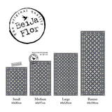 Beija Flor Sofi Floor Mat | Navy