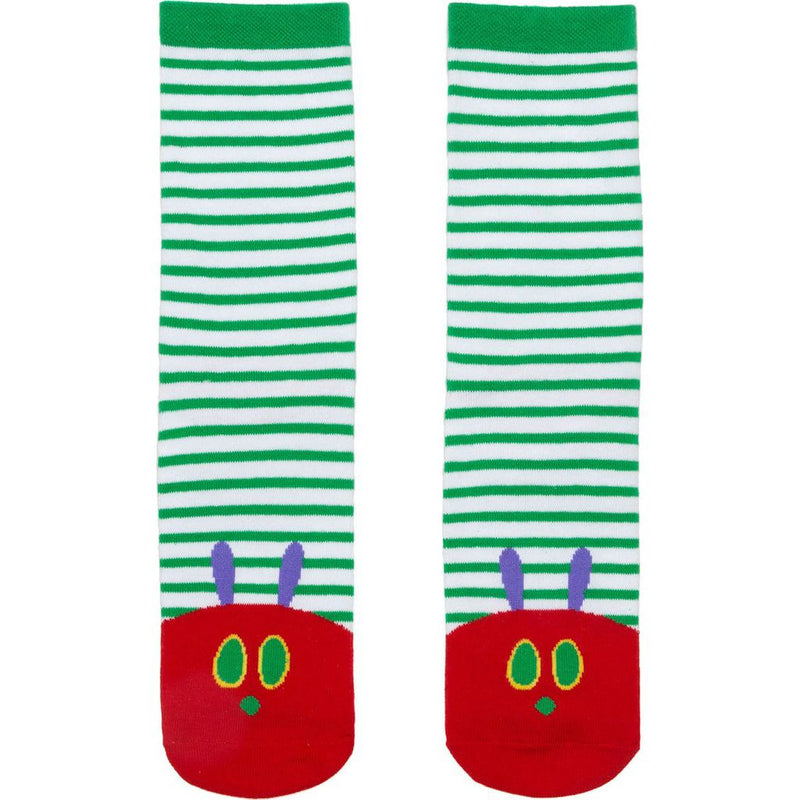Out of Print The Very Hungry Caterpillar Adult Socks | Green & Red