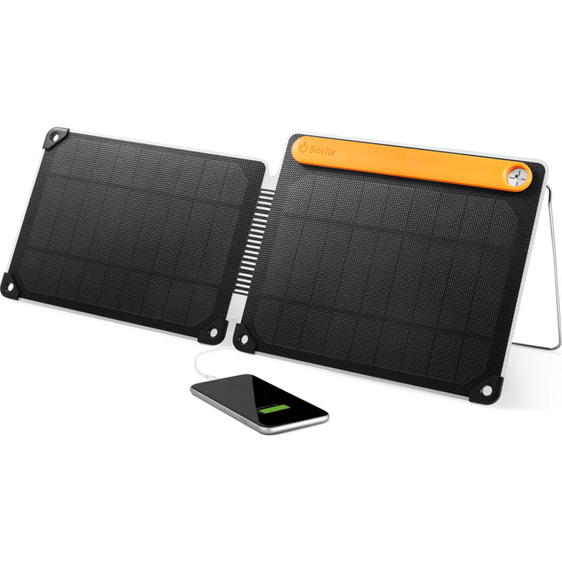 BioLite 10+ Portable SolarPanel | Black/Orange SPC1001