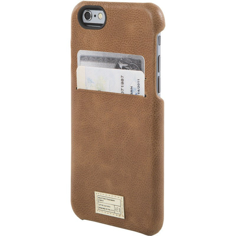 Hex Solo Wallet for iPhone 6 Brown Leather | HX1751 BRWN