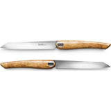 Nesmuk Soul Steak Knife Set of Two Olive Wood