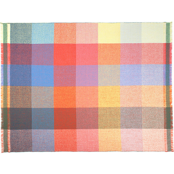 Zuzunaga Squares Throw Blanket | Merino Wool