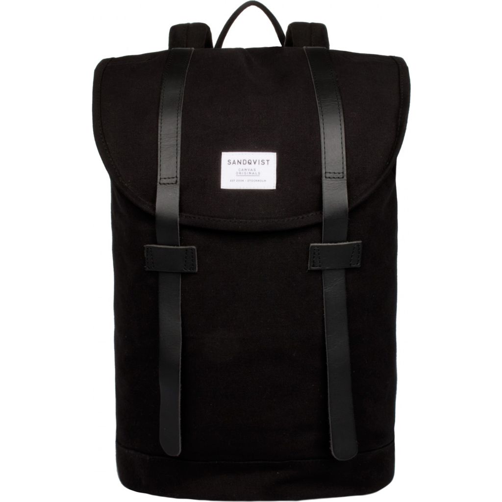 Sandqvist Stig Rolltop Backpack Black – Sportique