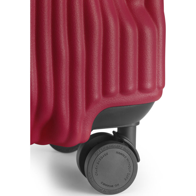 Crash Baggage Stripe Trolley Suitcase | Red --Small Cb151-16