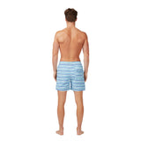 Tom & Teddy Men's Stripe Swim Trunk | Ocean