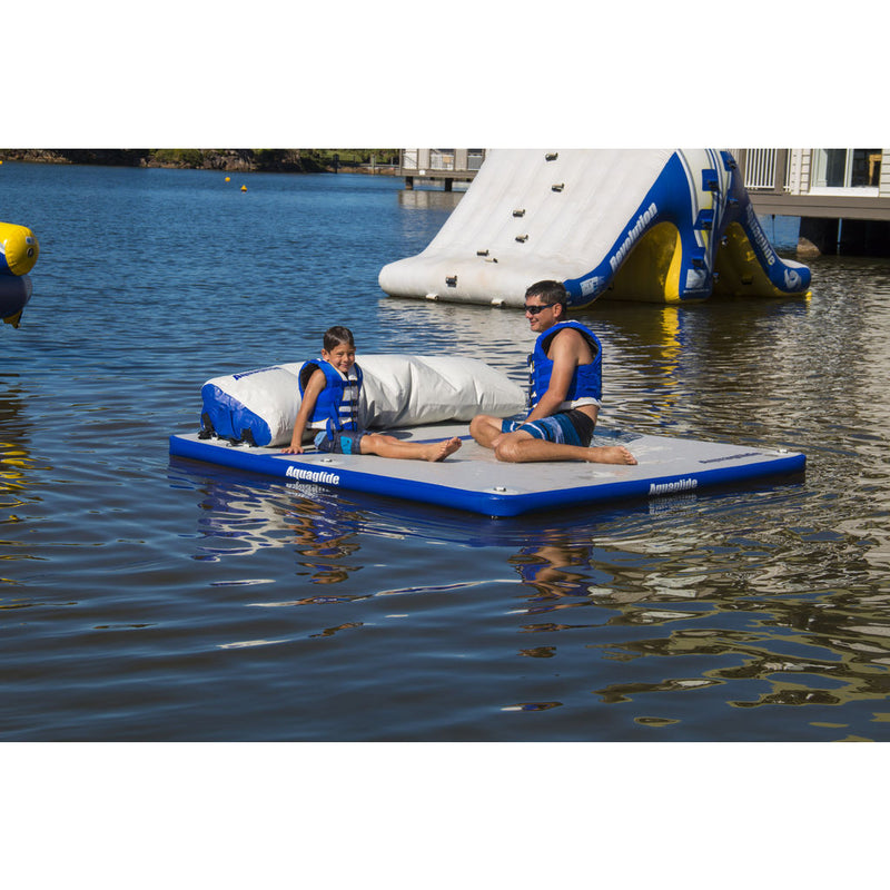 Aquaglide Sundeck Interconnecting Raft | Blue/Gray 58-5215140