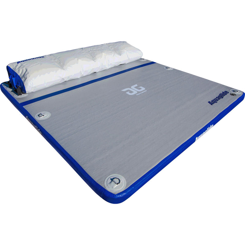 Aquaglide Softpack Raft Cushion | Blue/Gray 58-5315100
