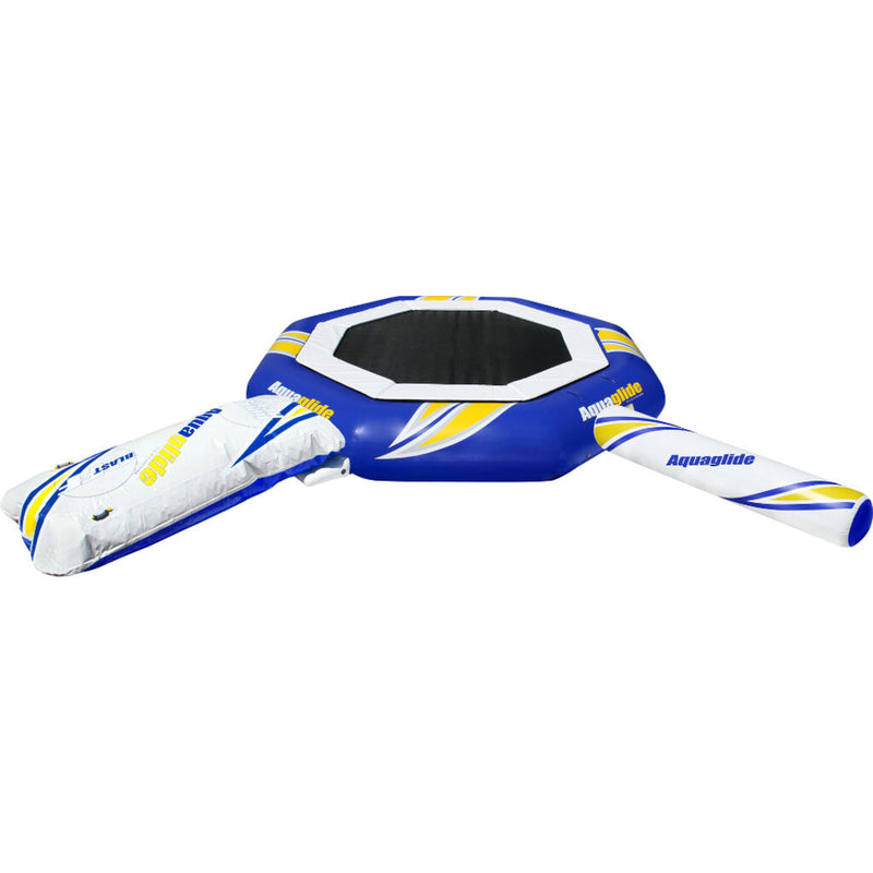 Aquaglide Supertramp 17 Inflatable Trampoline W/ Blast Bag & Log