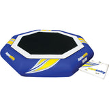 Aquaglide Supertramp 23 Inftable Trampoline w/ Swimstep | Yellow/Blue/White 58-5209103