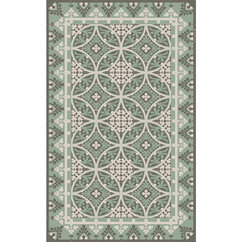 Beija Flor Barcelona Mint Tile Mat
