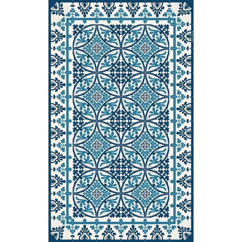 Beija Flor Barcelona Floor Mat | Dark Blue