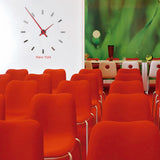 Nomon Tacon 12 L Wall Clock | Chromed Brass/Walnut