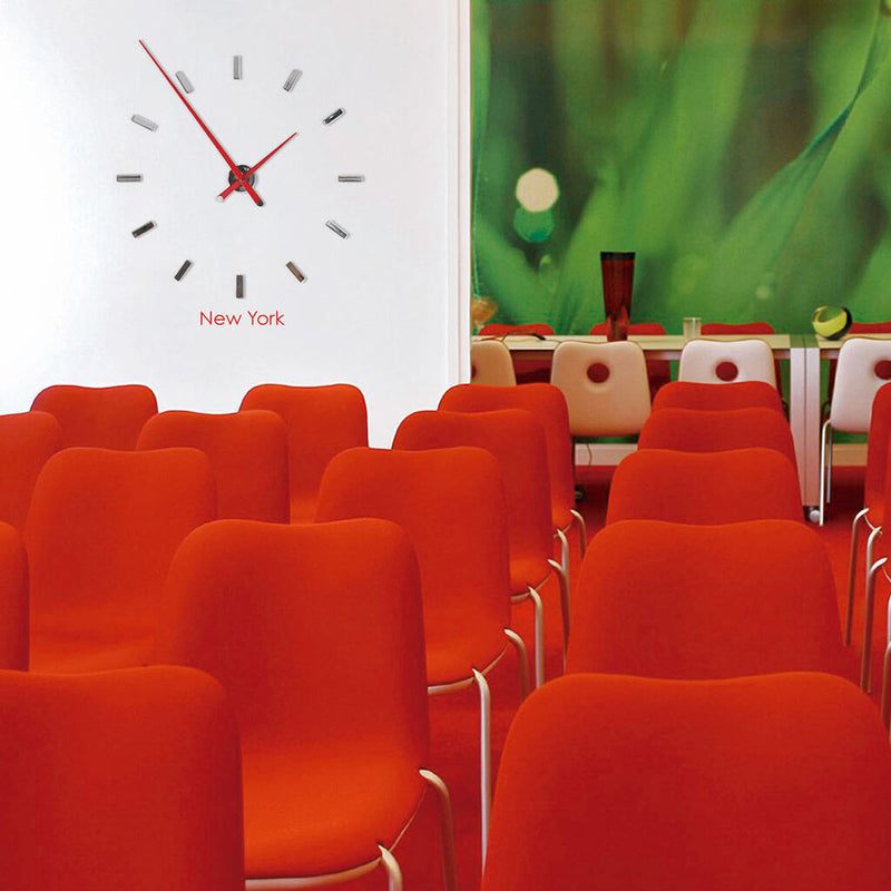 Nomon Tacon 12 L Wall Clock | Chromed Brass/Walnut