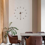 Nomon Tacon 12 T Wall Clock | Graphite Finished Brass/Walnut