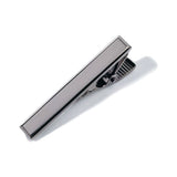 Hook & Albert Beveled Edge Tie Bar | Black TBBES-GUN-OS