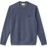 Lacoste Long Sleeve Men's Fleece T-Shirt | Navy Blue Chine