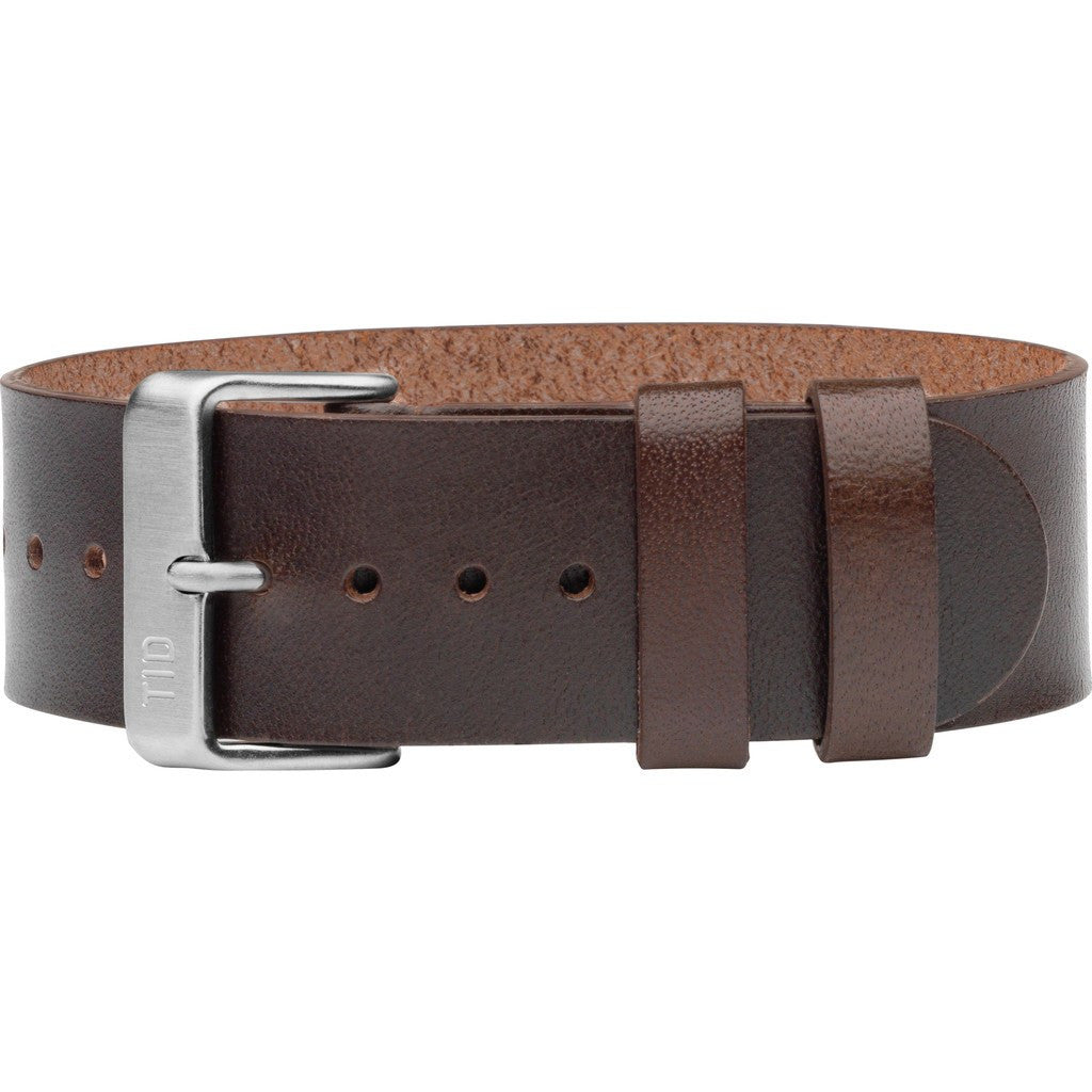 TID No. 2 Leather Watch Strap Walnut 20500203 Sportique