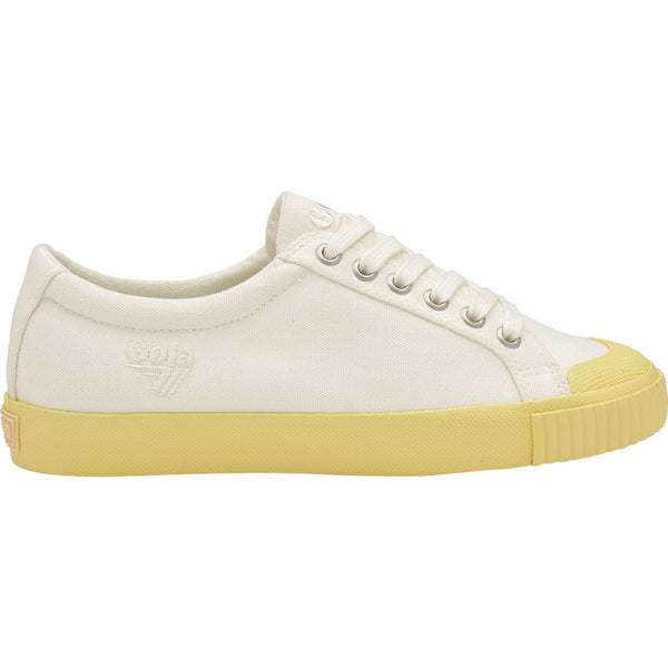 Gola Women's Tiebreak Candy Sneakers | White/Yellow