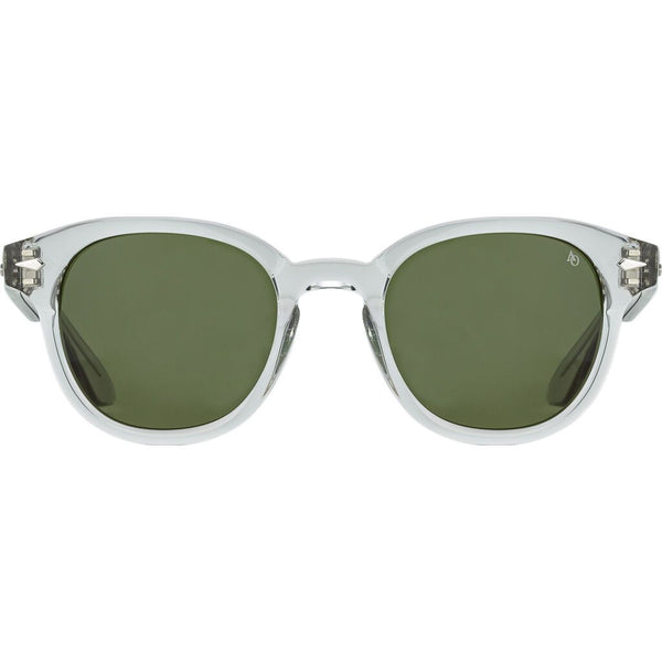 AO Eyewear Times Sunglasses | 47-21-145 Gray Crystal/ Green Nylon