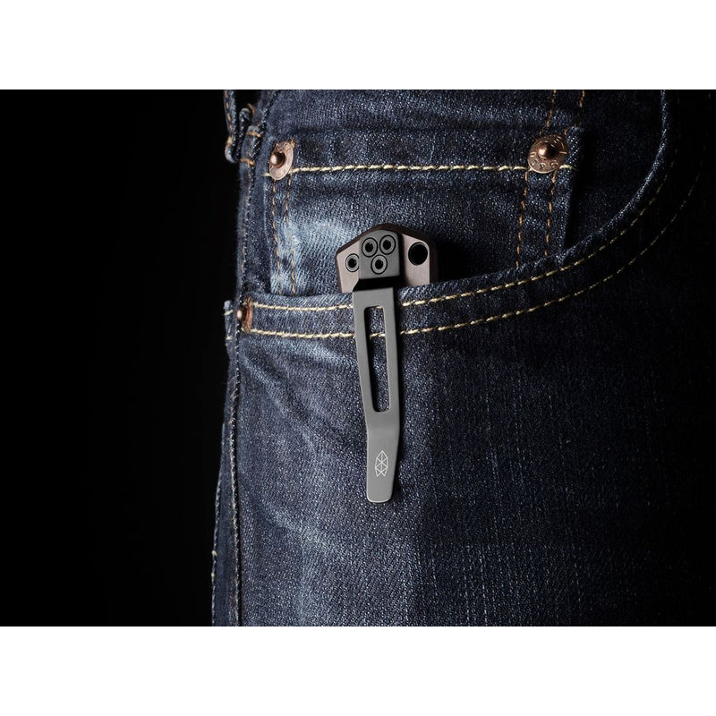 The James Brand Folsom Folding Knife | Ebony/Black Straight KN102121-00