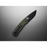 The James Brand Folsom Folding Knife | Green/Black Straight KN102119-00