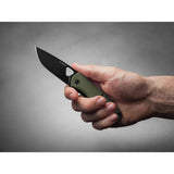 The James Brand Folsom Folding Knife | Green/Black Straight KN102119-00