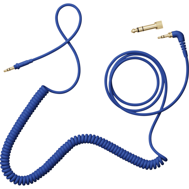 AIAIAI 1.5m Coiled Cable with Adaptor | Blue C08