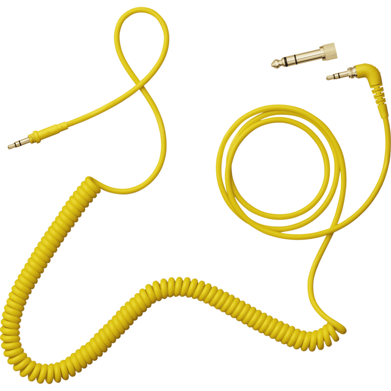 AIAIAI 1.5m Coiled Cable with Adaptor | Yellow C09