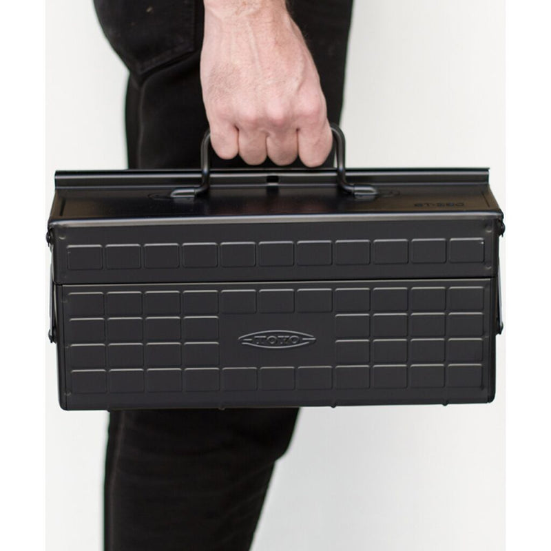 Toyo ST-350 Steel Toolbox w/ Cantilever Lid & Upper Storage Trays