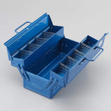 Toyo ST-350 Steel Toolbox w/ Cantilever Lid & Upper Storage Trays