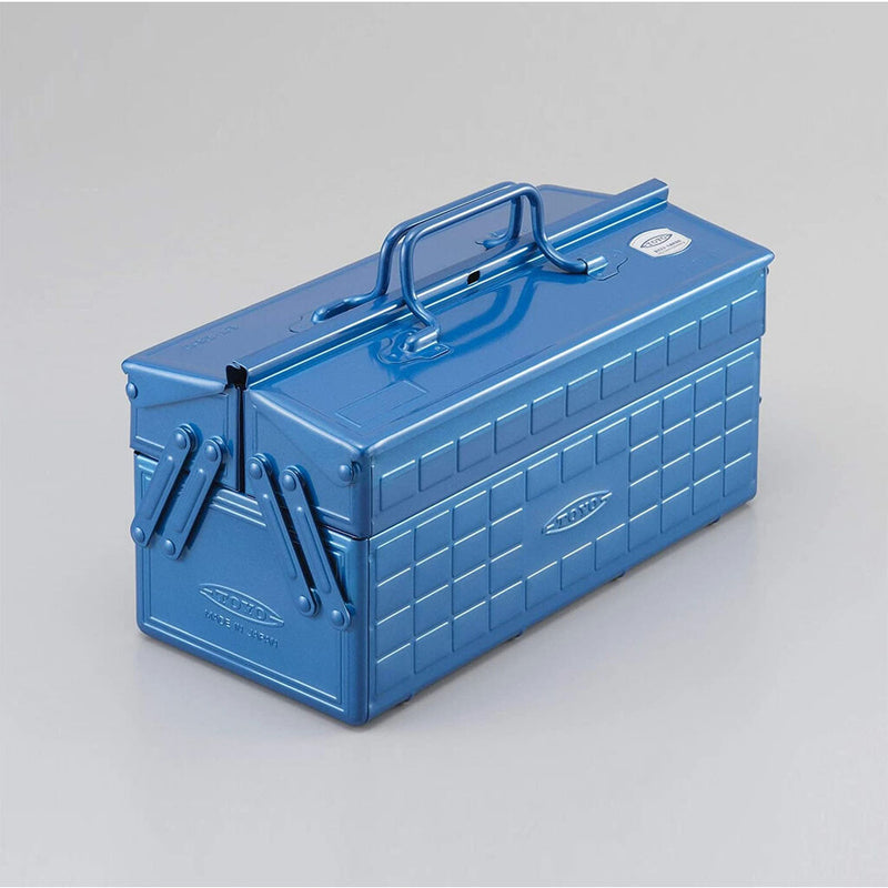 Toyo ST-350 Steel Toolbox w/ Cantilever Lid & Upper Storage Trays