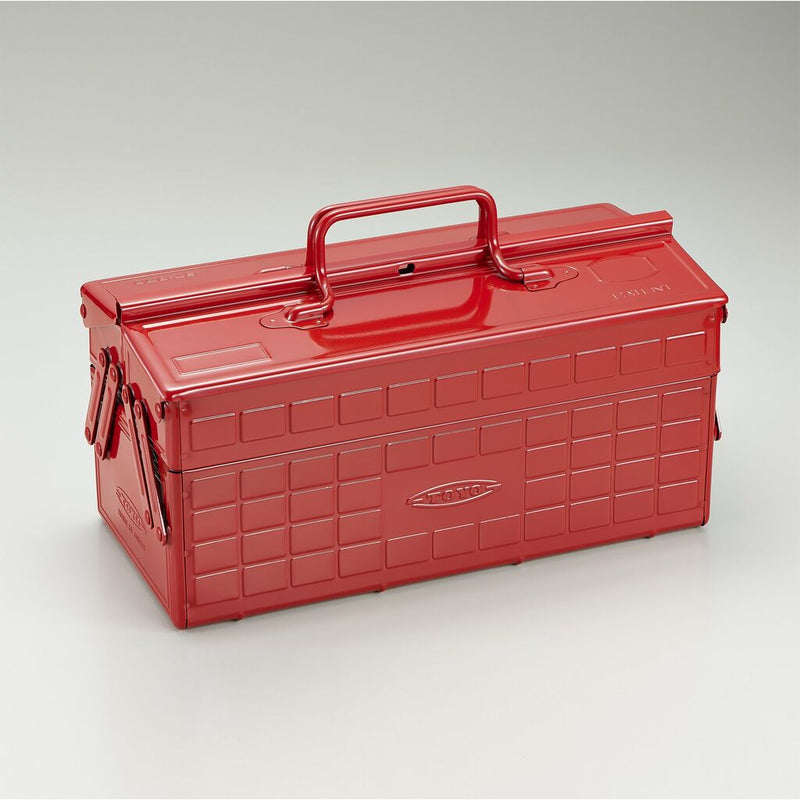 Toyo ST-350 Steel Toolbox w/ Cantilever Lid & Upper Storage Trays