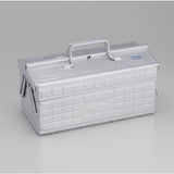 Toyo ST-350 Steel Toolbox w/ Cantilever Lid & Upper Storage Trays