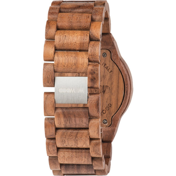 WeWood Leo Leather US Nut Wood Watch | Walnut WLLNUS