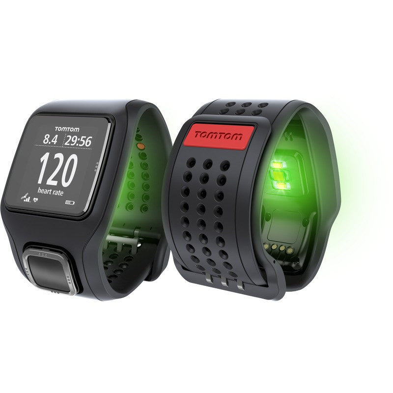 TomTom Runner Cardio GPS Watch Watch Black/Black | 1RA000102