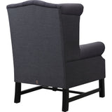 TOV Furniture Fairfield Linen Club Chair | Grey- TOV-63102-Grey