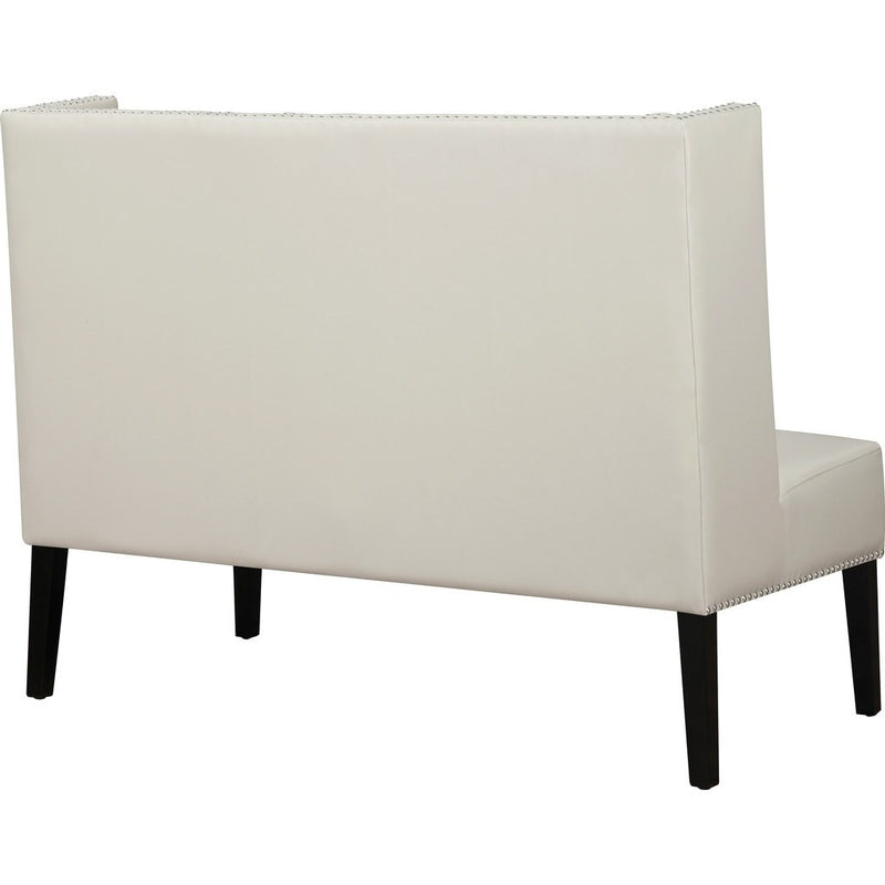 TOV Furniture Halifax Leather Banquette Bench | Cream TOV-63115-Cream