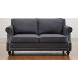 TOV Furniture Camden Linen Loveseat | Grey
