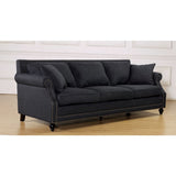 TOV Furniture Camden Linen Sofa | Grey- TOV-63802-3-Grey