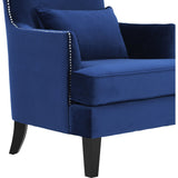 TOV Furniture Bristol Tall Chair | Navy- TOV-A102