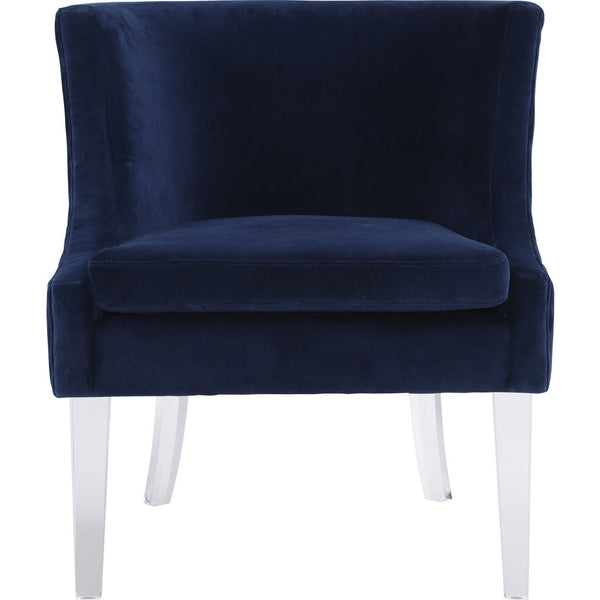 TOV Furniture Myra Velvet Chair | Blue- TOV-A105