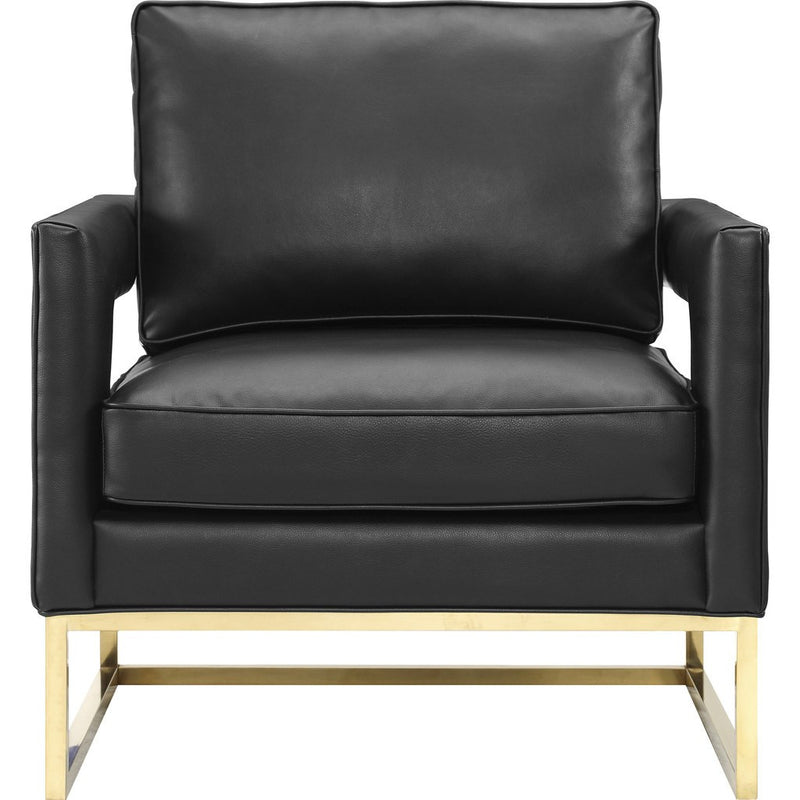 TOV Furniture Avery Leather Chair | Black TOV-A112