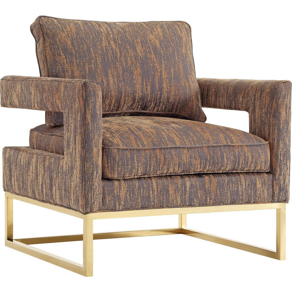 TOV Furniture Avery Textured Velvet Chair | Gold TOV-A114