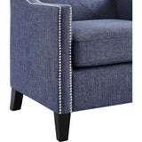 TOV Furniture Asheville Linen Chair | Blue- TOV-A121