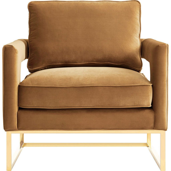 TOV Furniture Avery Velvet Chair | Cognac TOV-A128