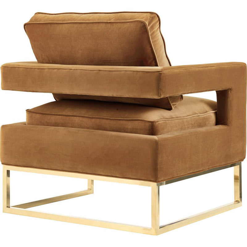TOV Furniture Avery Velvet Chair | Cognac TOV-A128