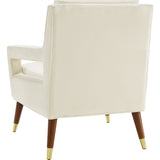 TOV Furniture Draper Velvet Chair | Cream- TOV-A151