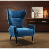 TOV Furniture Logan Velvet Chair | Navy- TOV-A156