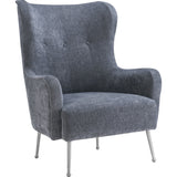 TOV Furniture Ethan Velvet Chair | Grey- TOV-A158