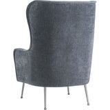 TOV Furniture Ethan Velvet Chair | Grey- TOV-A158